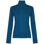 Дамски функционален суитшърт Icebreaker Women Merino Blend 300 RealFleece™ Descender LS Zip син Atlantis