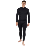 Функционална мъжка тениска Fundango Novak Midlayer черен black