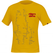 Мъжка тениска Direct Alpine Flash жълт Camel/Petrol