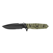 Нож TB OUTDOOR Maraudeur Survival Knife G10 Serrated тъмно зелен