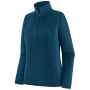 Дамска функционална блуза Patagonia Cap Midweight Zip Neck тъмно син