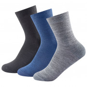 Чорапи Devold Daily Light Sock 3PK черен/син IndigoMix