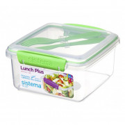 Кутия за закуска Sistema Lunch Plus To Go 1,2L светло зелен