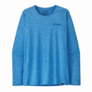 Дамска тениска Patagonia W's L/S Cap Cool Daily Graphic Shirt - Lands син