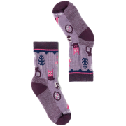 Детски чорапи Smartwool Kids' Hike Light Cushion Critter Cache C лилав Purple Dawn