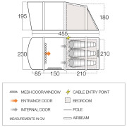 Надуваема палатка Vango Harris Air TC 350