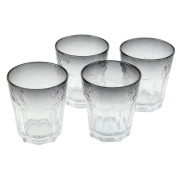 Комплект чаши Bo-Camp Tumbler 200 ml - 4ks сив Smoke
