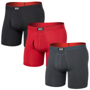 Боксерки Saxx Multi-Sport Mesh Boxer Brief Fly 3Pk черен/червен sunset red/trblnce/fd blk