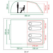 Семейна палатка Coleman Vespucci 4