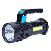 Акумулаторен фенер Solight LED фенерче с дръжка и странична светлина