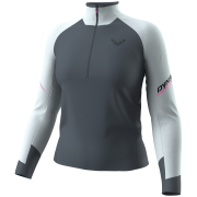 Дамска функционална блуза Dynafit Alpine L/S 1/2 Zip Tee W син 3181 - cloud blue/0720