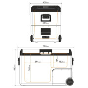 Kомпресорен хладилник Yolco TCX50