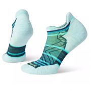 Дамски чорапи Smartwool Run Targeted Cush Stripe Low Ank Socks синьо/бял