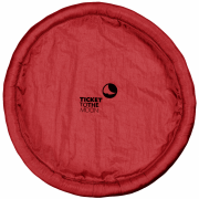 Джобно фрисби Ticket to the moon Ultimate Moon Disc - Foldable frisbee червен Burgundy