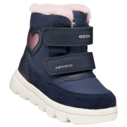 Детски зимни ботуши Geox B Willaboom Girl B A син/розов NAVY/OLD ROSE