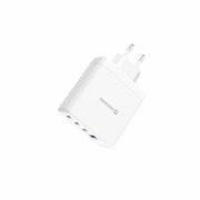 Адаптор Swissten GaN 2X USB-C 100W + 1X USB-C 20W + 1X USB-A 30W