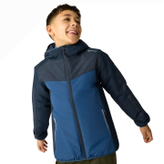 Детско зимно яке Regatta Illuma Reflective Jacket Navy/Aviator Blue