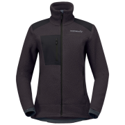 Дамски суитшърт Norrona trollveggen warm3 Jacket тъмно сив Phantom
