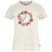 Дамска тениска Fjällräven Fjällblomster Fox T-shirt W бял Chalk White