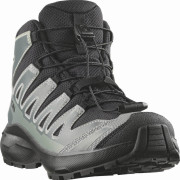 Детски обувки Salomon Xa Pro Mid Wp J Black-Sedona Sage-Wrought Iron
