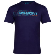 Функционална мъжка тениска High Point Atlas T-shirt тъмно син Dark Blue