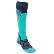 Чорапи 3/4 Bridgedale Ski Midweight Women's син/светлосин dark denim/aqua/212