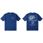 Мъжка тениска Vans Stacked Hi SS Tee син classic blue