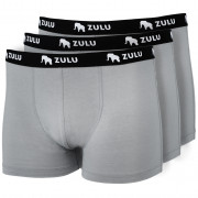 Мъжки боксерки Zulu Bambus 210 3-pack сив Gray