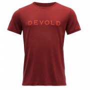 Мъжка тениска Devold Logo Man Tee червен