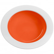 Чиния Omada Eat Pop Soup plate 23,5 x 4,5 оранжев Arancio