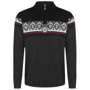 Мъжки пуловер Dale of Norway Moritz Masc Sweater черен Darkcharcoal Raspberry Black