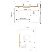 Kомпресорен хладилник Yolco GCX37