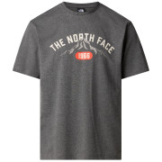 Мъжка тениска The North Face M S/S Tee Varsity Graphic сив TNF MEDIUM GREY HEATHER