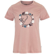 Дамска тениска Fjällräven Fjällblomster Fox T-shirt W розов Chalk Rose