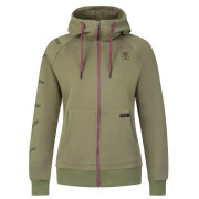 Дамски суитшърт Rafiki Nuria Zip тъмно зелен burnt olive