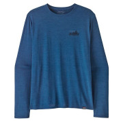 Мъжка тениска Patagonia M's L/S Cap Cool Daily Graphic Shirt син '73 Skyline: Clement Blue X-Dye
