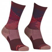 Дамски чорапи Ortovox All Mountain Mid Socks W розов/бордо