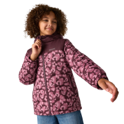 Детско зимно яке Regatta Lofthouse Fig/Violet Leopard