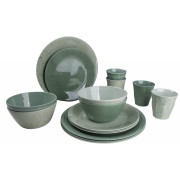 Комплект прибори Bo-Camp Mix & Match 16 100% Melamine зелен