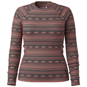 Дамска функционална блуза Smartwool W Classic Thermal Merino Base Layer Crew сив/оранжев CORAL REEF SUMMIT SOUL