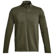 Мъжко поло Under Armour Tac Rival Job Fleece зелен Marine OD Green / Marine OD Green / Marine OD Green