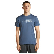 Функционална мъжка тениска Icebreaker Men M 150 Tech Lite SS Tee Pure Altitude