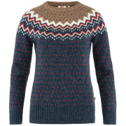 Дамски пуловер Fjällräven Övik Knit Sweater W син Navy
