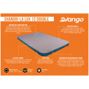 Надуваема постелка Vango Shangri-La Lux 12 Double