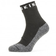 Водоустойчиви чорапи SealSkinz Somerton черен/сив