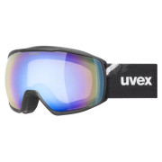Ски очила Uvex Victorious FM черен/син BLACK MATT DL/BLUE ON GREEN-CLEAR S2