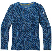 Детска функционална тениска Smartwool Kids' Classic Thermal Merino Base Layer Crew син NIVAL BLUE RETRO LINE