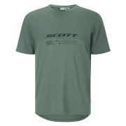 Мъжко фанелка за колоездене Scott Tee M's Vertic DRI SS тъмно зелен tranquil green