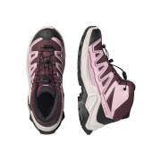 Детски обувки Salomon X Ultra Mid Gtx J Huckleberry-Dawn Pink-Concord Grape