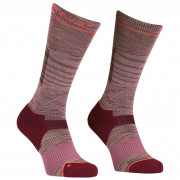 Дамски чорапи Ortovox Ski Tour Lt Comp Long Socks W розов
